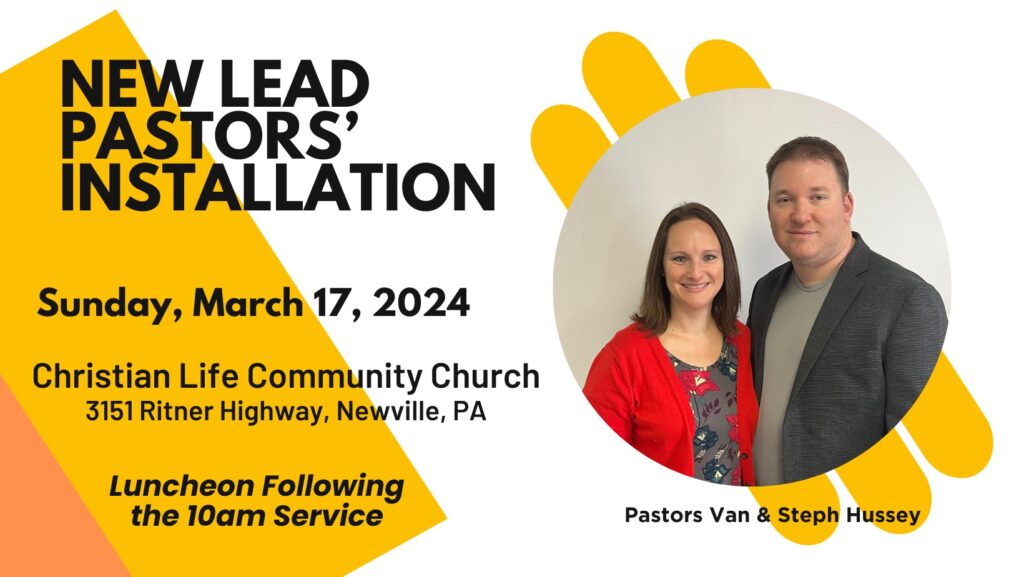 Installation Service for Pastor Van and Pastor Stephanie